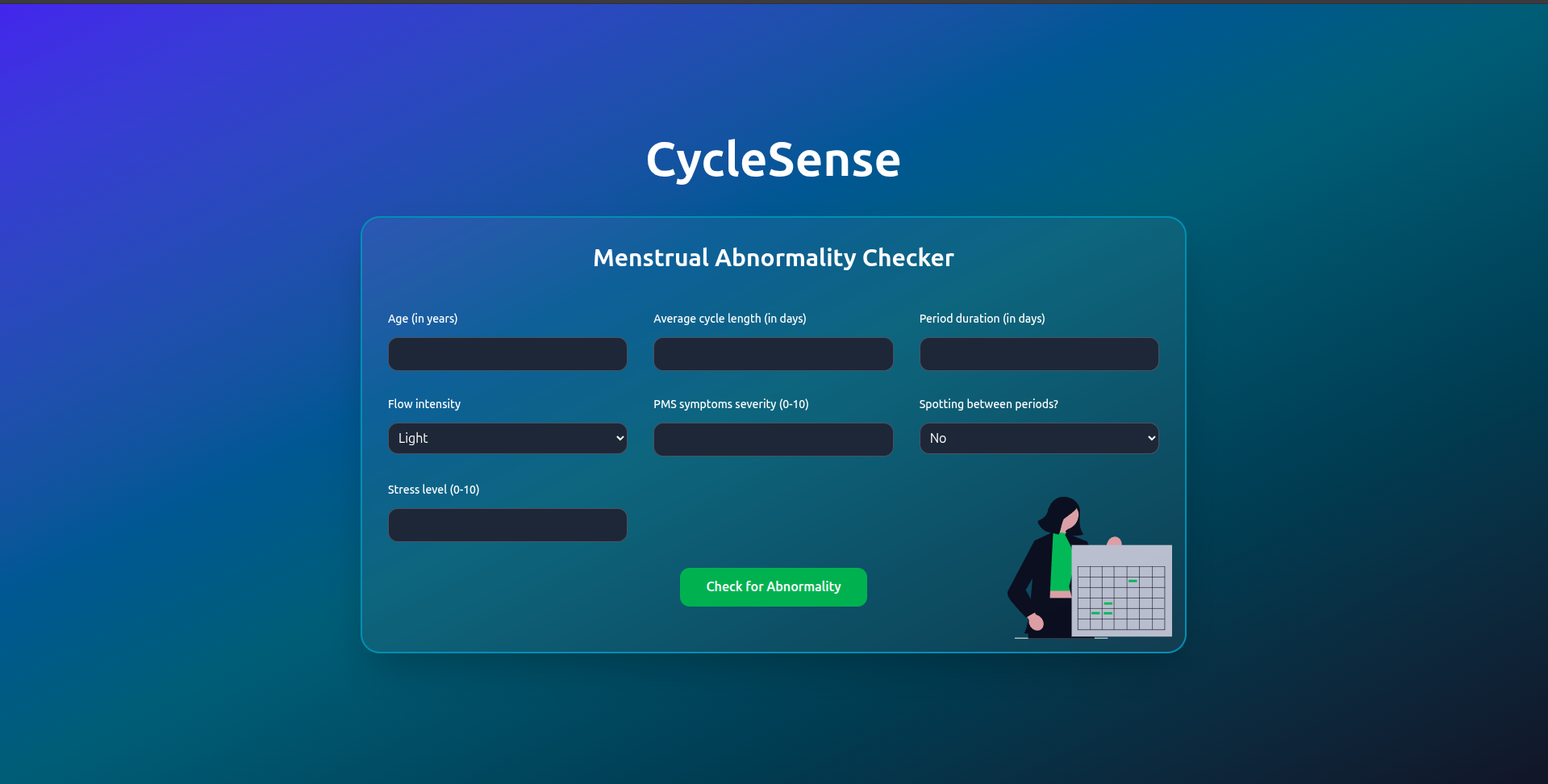 Menstrual Abnormality Detection