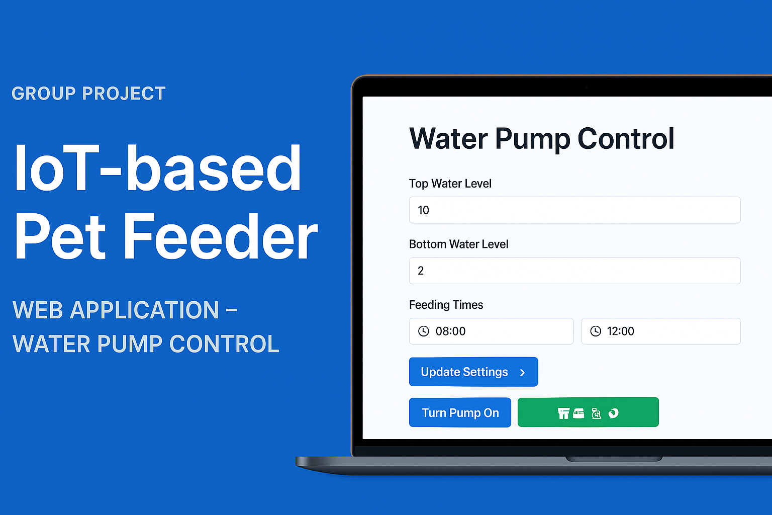 IoT-based Pet Feeder web app